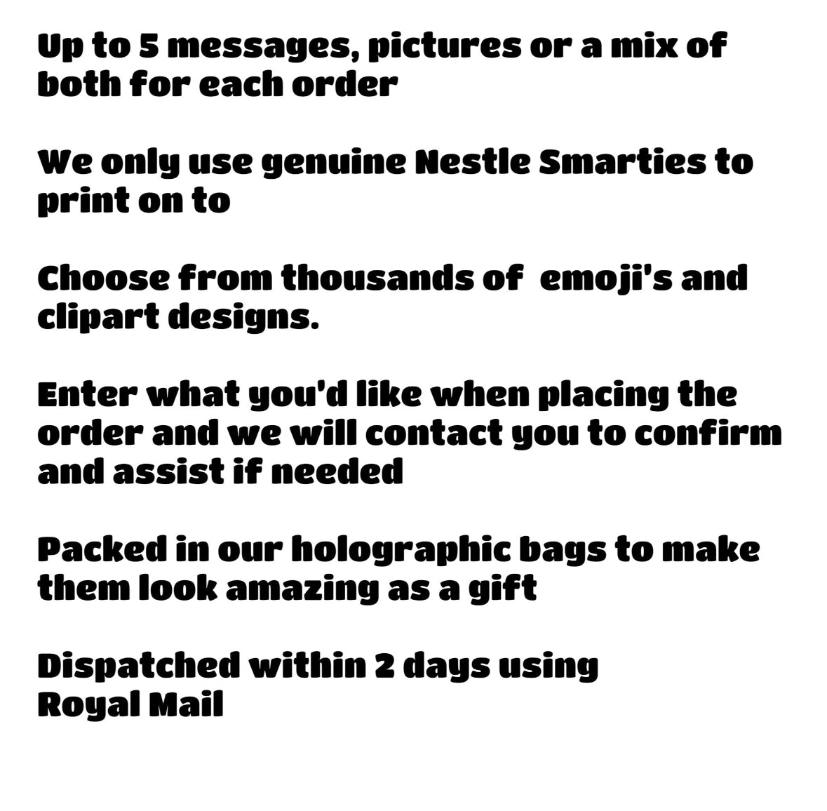 Personalised chocolate gift printed gift valentines gift, birthday gift The perfect valentines and birthday perfect gift for him for and a birthday gift or personalised gift bag smarties gift personalised smarties