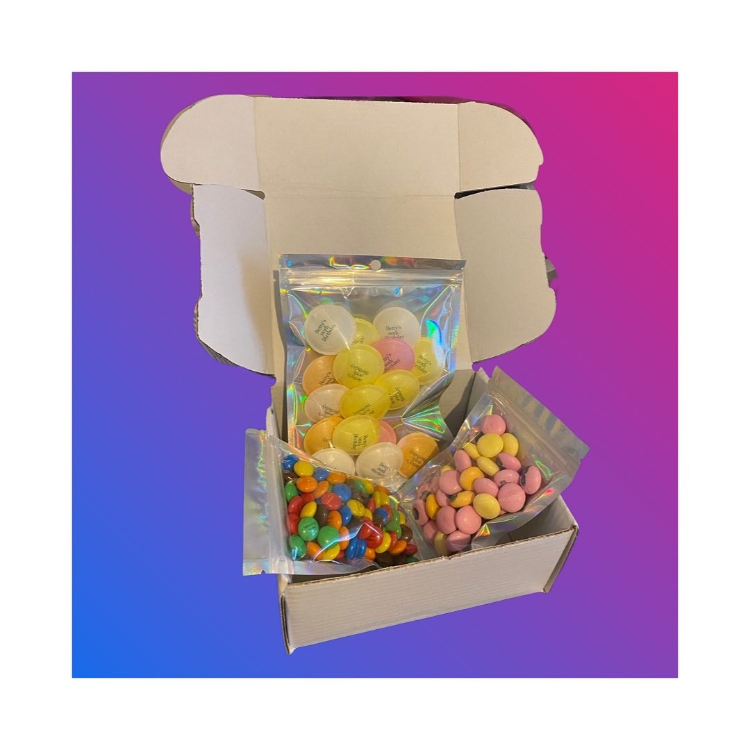 Personalised sweets box